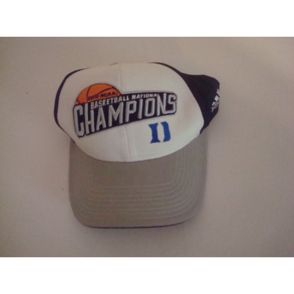 DUKE BLUE DEVILS‎ ADIDAS CHAMPIONS Y2K 00S    DEADSTOCK  HAT CAP VINTAGE T4